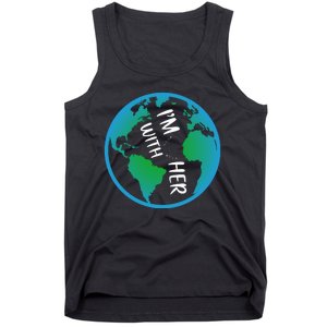 Im With Her Earth Day Tank Top