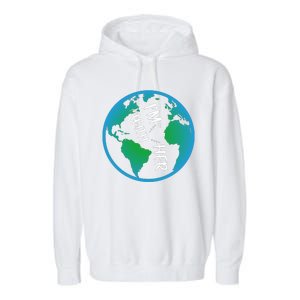 Im With Her Earth Day Garment-Dyed Fleece Hoodie