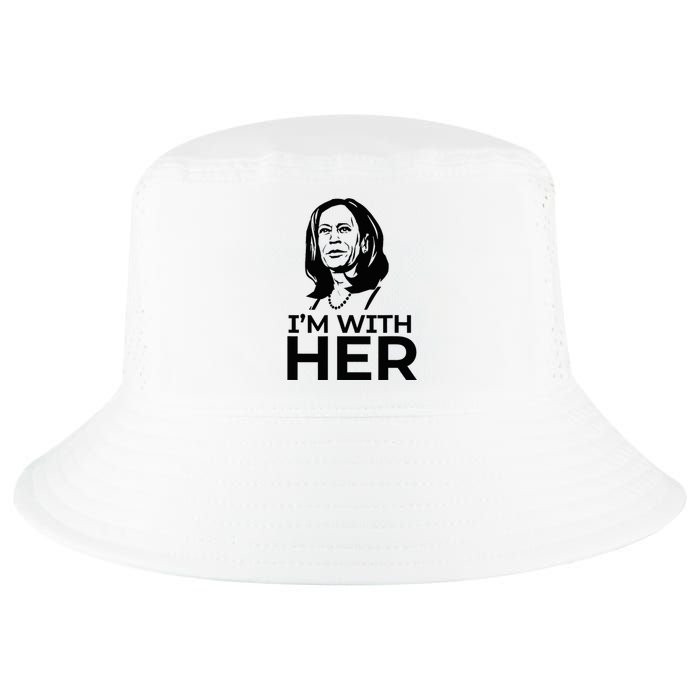 IM With Her 2024 Vote President Kamala Harris Election Meme Cool Comfort Performance Bucket Hat