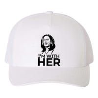 IM With Her 2024 Vote President Kamala Harris Election Meme Yupoong Adult 5-Panel Trucker Hat