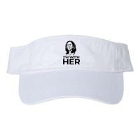 IM With Her 2024 Vote President Kamala Harris Election Meme Valucap Bio-Washed Visor