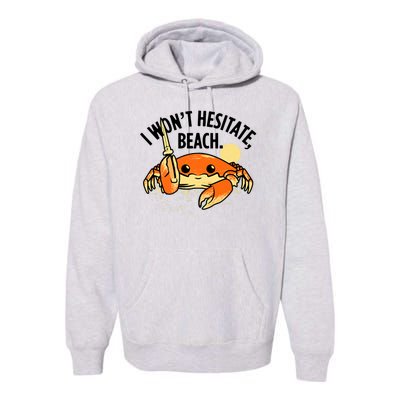 I Won't Hesitate, Beach Funny Summer Men Women Premium Hoodie