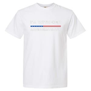 IM With Her Save Democracy 2024 President Garment-Dyed Heavyweight T-Shirt