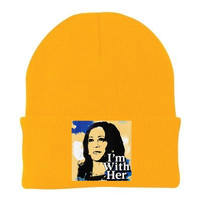 IM With Her Retro Retro Kamala Knit Cap Winter Beanie