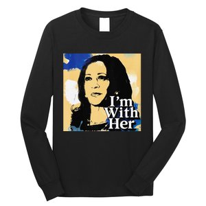 IM With Her Retro Retro Kamala Long Sleeve Shirt