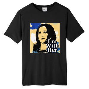 IM With Her Retro Retro Kamala Tall Fusion ChromaSoft Performance T-Shirt