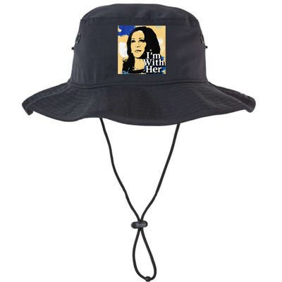 IM With Her Retro Retro Kamala Legacy Cool Fit Booney Bucket Hat