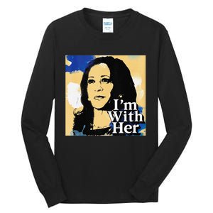 IM With Her Retro Retro Kamala Tall Long Sleeve T-Shirt