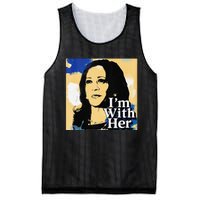 IM With Her Retro Retro Kamala Mesh Reversible Basketball Jersey Tank