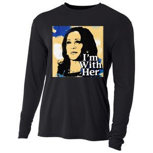 IM With Her Retro Retro Kamala Cooling Performance Long Sleeve Crew