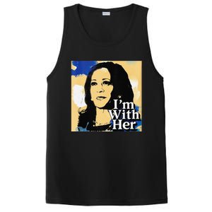 IM With Her Retro Retro Kamala PosiCharge Competitor Tank