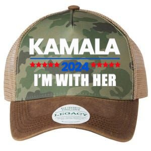 IM With Her Kamala Vote For 2024 President Kamala Harris Legacy Tie Dye Trucker Hat