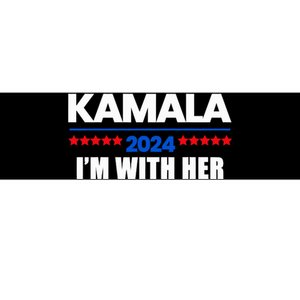 IM With Her Kamala Vote For 2024 President Kamala Harris Bumper Sticker