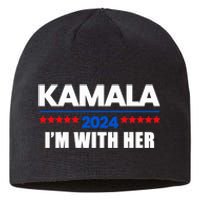 IM With Her Kamala Vote For 2024 President Kamala Harris Sustainable Beanie