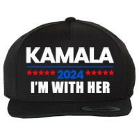 IM With Her Kamala Vote For 2024 President Kamala Harris Wool Snapback Cap