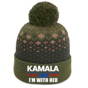 IM With Her Kamala Vote For 2024 President Kamala Harris The Baniff Cuffed Pom Beanie