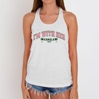 IM With Her Coconut Tree Kamala Women's Knotted Racerback Tank