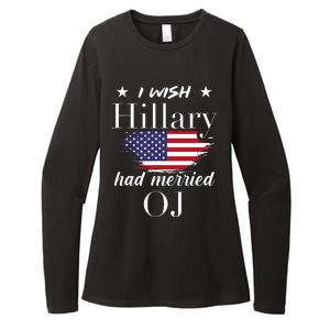 I Wish Hillary Womens CVC Long Sleeve Shirt