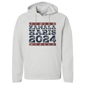 IM With Her Kamala Vote For 2024 President Kamala Harris Performance Fleece Hoodie