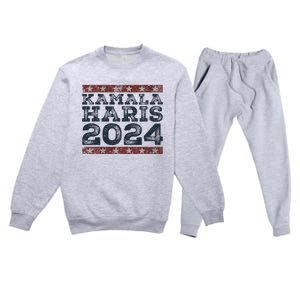 IM With Her Kamala Vote For 2024 President Kamala Harris Premium Crewneck Sweatsuit Set