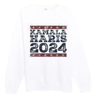 IM With Her Kamala Vote For 2024 President Kamala Harris Premium Crewneck Sweatshirt