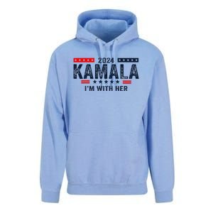 IM With Her Kamala Vote For 2024 President Kamala Harris Unisex Surf Hoodie