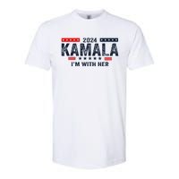 IM With Her Kamala Vote For 2024 President Kamala Harris Softstyle CVC T-Shirt