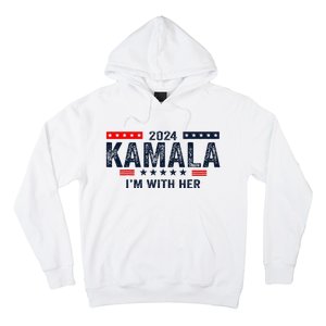 IM With Her Kamala Vote For 2024 President Kamala Harris Hoodie