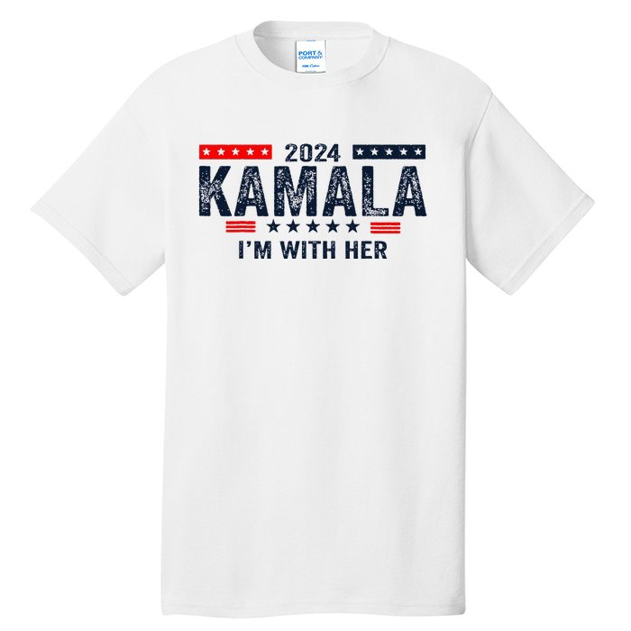 IM With Her Kamala Vote For 2024 President Kamala Harris Tall T-Shirt