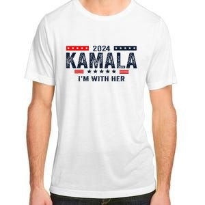 IM With Her Kamala Vote For 2024 President Kamala Harris Adult ChromaSoft Performance T-Shirt