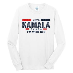 IM With Her Kamala Vote For 2024 President Kamala Harris Tall Long Sleeve T-Shirt