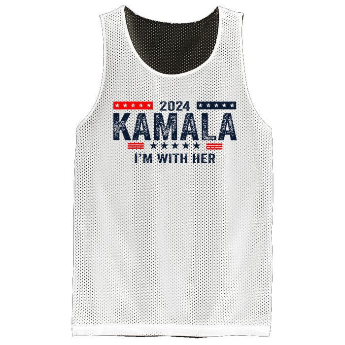 IM With Her Kamala Vote For 2024 President Kamala Harris Mesh Reversible Basketball Jersey Tank