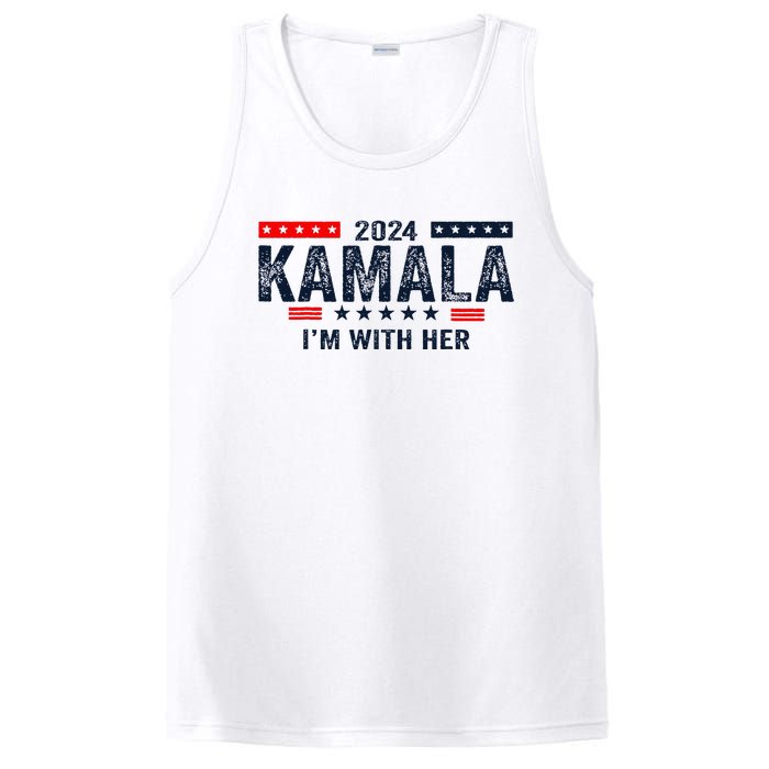 IM With Her Kamala Vote For 2024 President Kamala Harris PosiCharge Competitor Tank