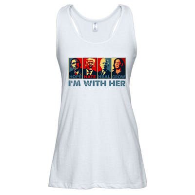 IM With Her Kamala Vote For 2024 President Kamala Harris Ladies Essential Flowy Tank