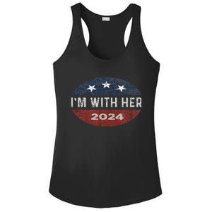 IM With Her Kamala Vote For 2024 President Kamala Harris Ladies PosiCharge Competitor Racerback Tank