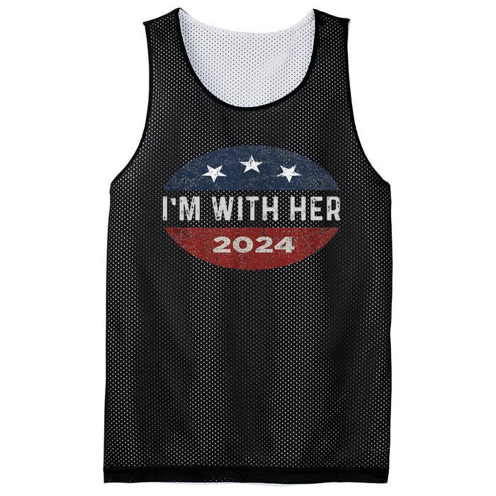 IM With Her Kamala Vote For 2024 President Kamala Harris Mesh Reversible Basketball Jersey Tank