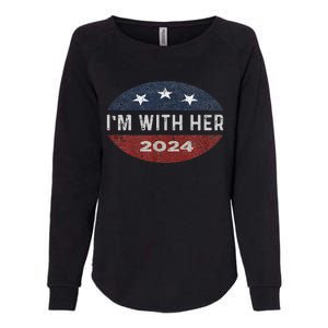 IM With Her Kamala Vote For 2024 President Kamala Harris Womens California Wash Sweatshirt