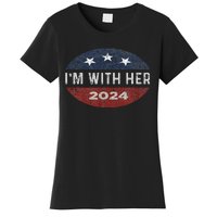 IM With Her Kamala Vote For 2024 President Kamala Harris Women's T-Shirt