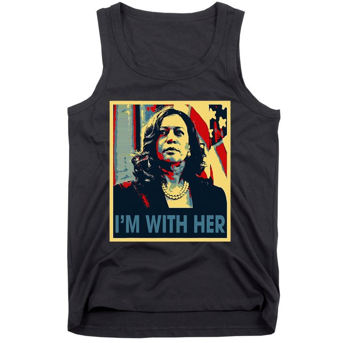 IM With Her Kamala Vote For 2024 President Kamala Harris Tank Top