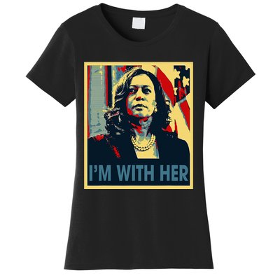 IM With Her Kamala Vote For 2024 President Kamala Harris Women's T-Shirt