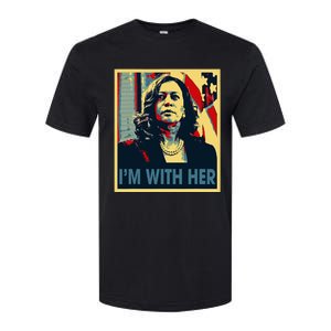 IM With Her Kamala Vote For 2024 President Kamala Harris Softstyle CVC T-Shirt