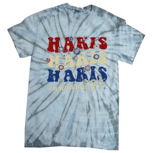 IM With Her Kamala Vote For 2024 President Kamala Harris Tie-Dye T-Shirt