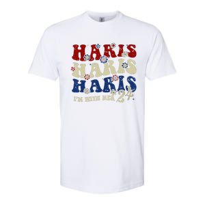 IM With Her Kamala Vote For 2024 President Kamala Harris Softstyle CVC T-Shirt