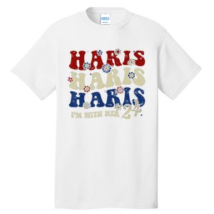 IM With Her Kamala Vote For 2024 President Kamala Harris Tall T-Shirt