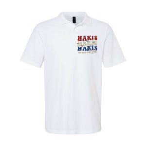 IM With Her Kamala Vote For 2024 President Kamala Harris Softstyle Adult Sport Polo