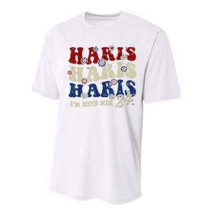 IM With Her Kamala Vote For 2024 President Kamala Harris Performance Sprint T-Shirt