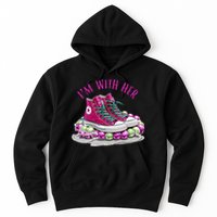 Im With Her Chucks And Pearls Kamala Harris Hoodie