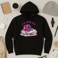 Im With Her Chucks And Pearls Kamala Harris Hoodie