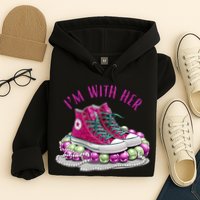 Im With Her Chucks And Pearls Kamala Harris Hoodie