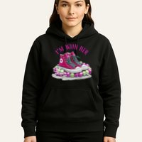 Im With Her Chucks And Pearls Kamala Harris Hoodie